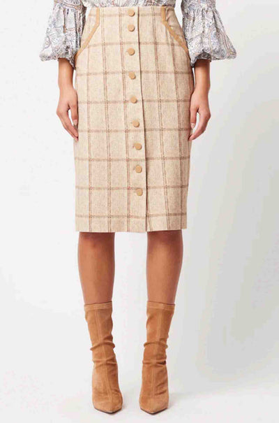 Once Was - Eddie Faux Suede Skirt