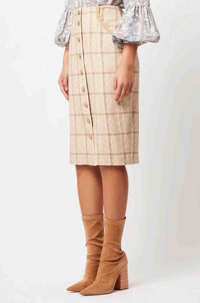 Once Was - Eddie Faux Suede Skirt