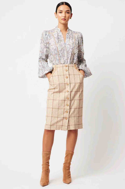 Once Was - Eddie Faux Suede Skirt