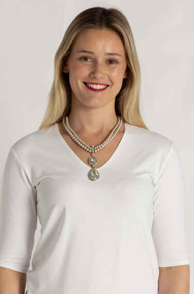 Pewter - Edirne Pendant Necklace