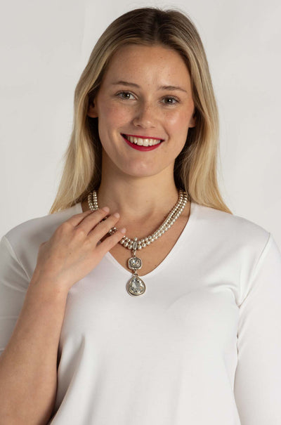Pewter - Edirne Pendant Necklace