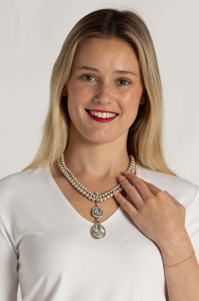 Pewter - Edirne Pendant Necklace