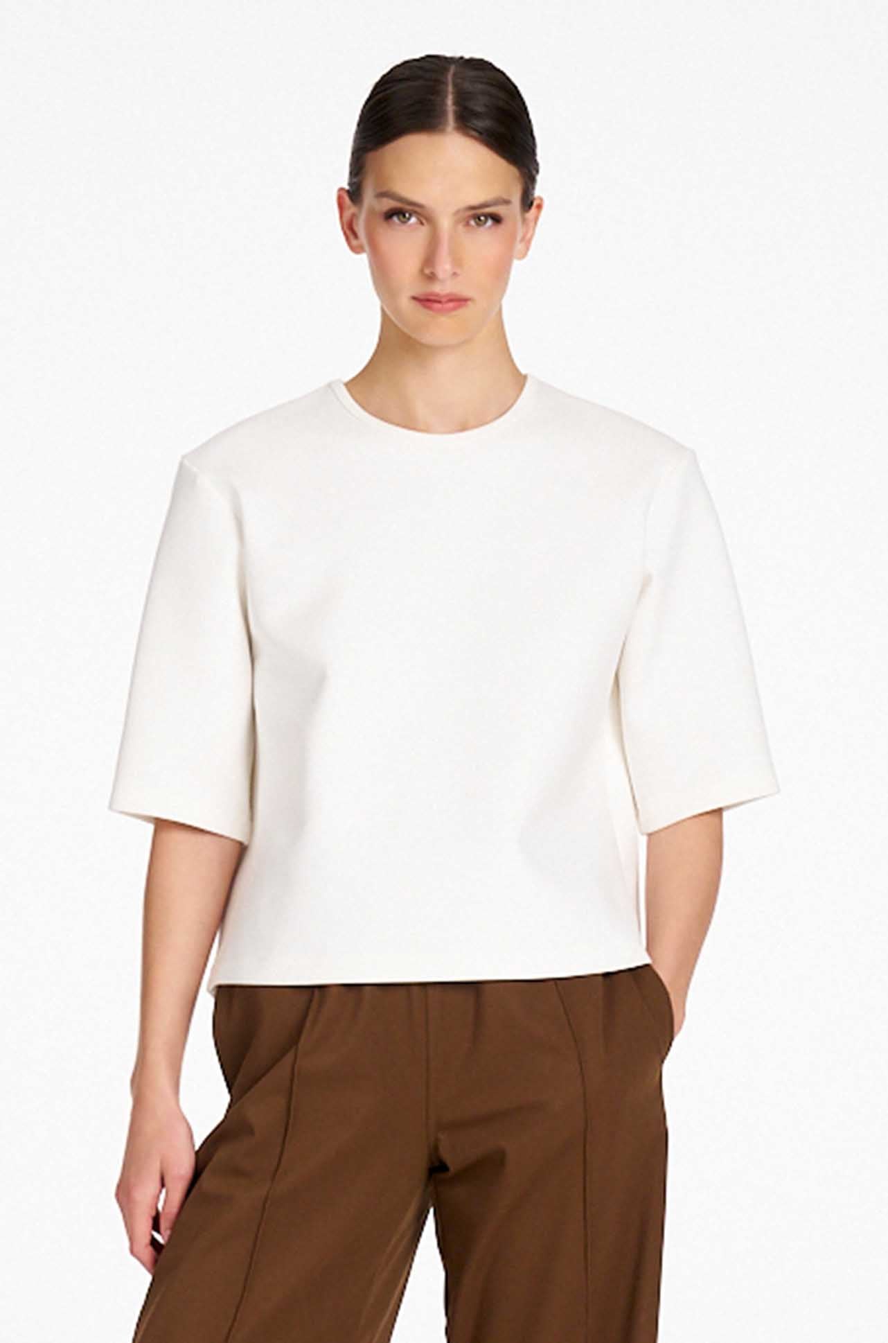 Signature Mela Purdie - Elbow Box T in Puffer Knit