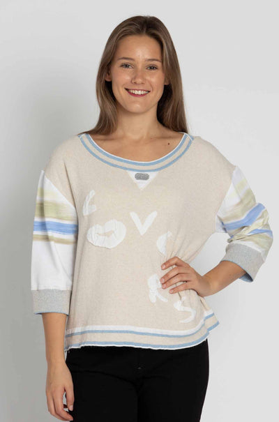 Elisa Cavaletti - Elbow Sleeve Knit Top