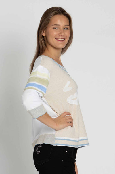 Elisa Cavaletti - Elbow Sleeve Knit Top