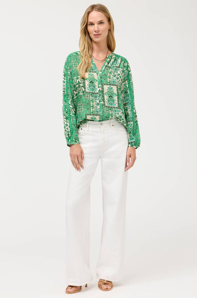 Johnny Was - Ellen Button Up in Hollandia