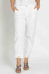 Elisa Cavaletti - Embroidered Jean w/ Side Pleat Cuff
