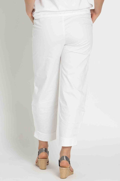 Elisa Cavaletti - Embroidered Jean w/ Side Pleat Cuff