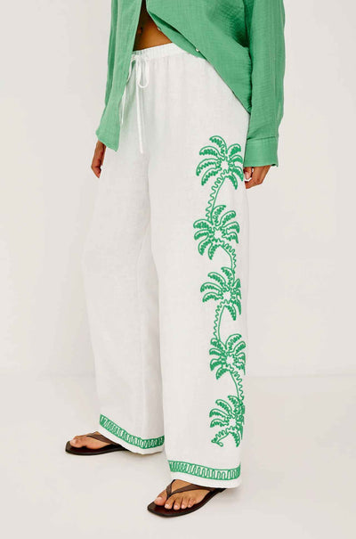 Rails - Emmie Pant in Emerald Palms Embroidery