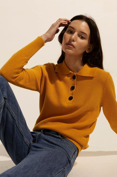 zoe kratzmann - engulf knit in ochre