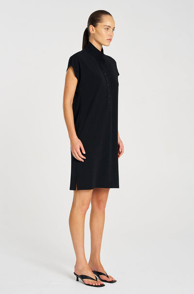Mela Purdie - Henley Dress in Powder Knit