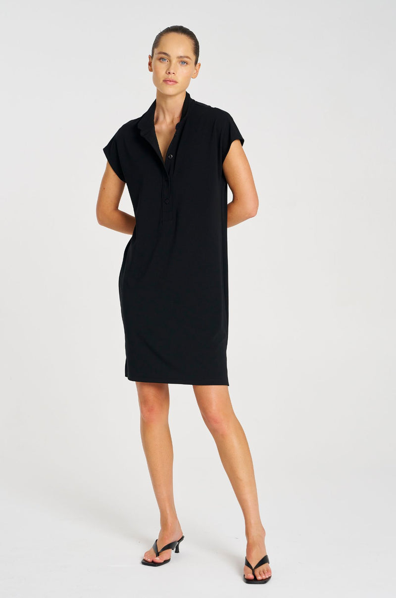Mela Purdie - Henley Dress in Powder Knit