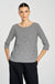 Mela Purdie - Relaxed Boat Neck in Caviar Stripe Jersey