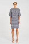 Mela Purdie - Picasso Dress in Yacht Stripe Jersey