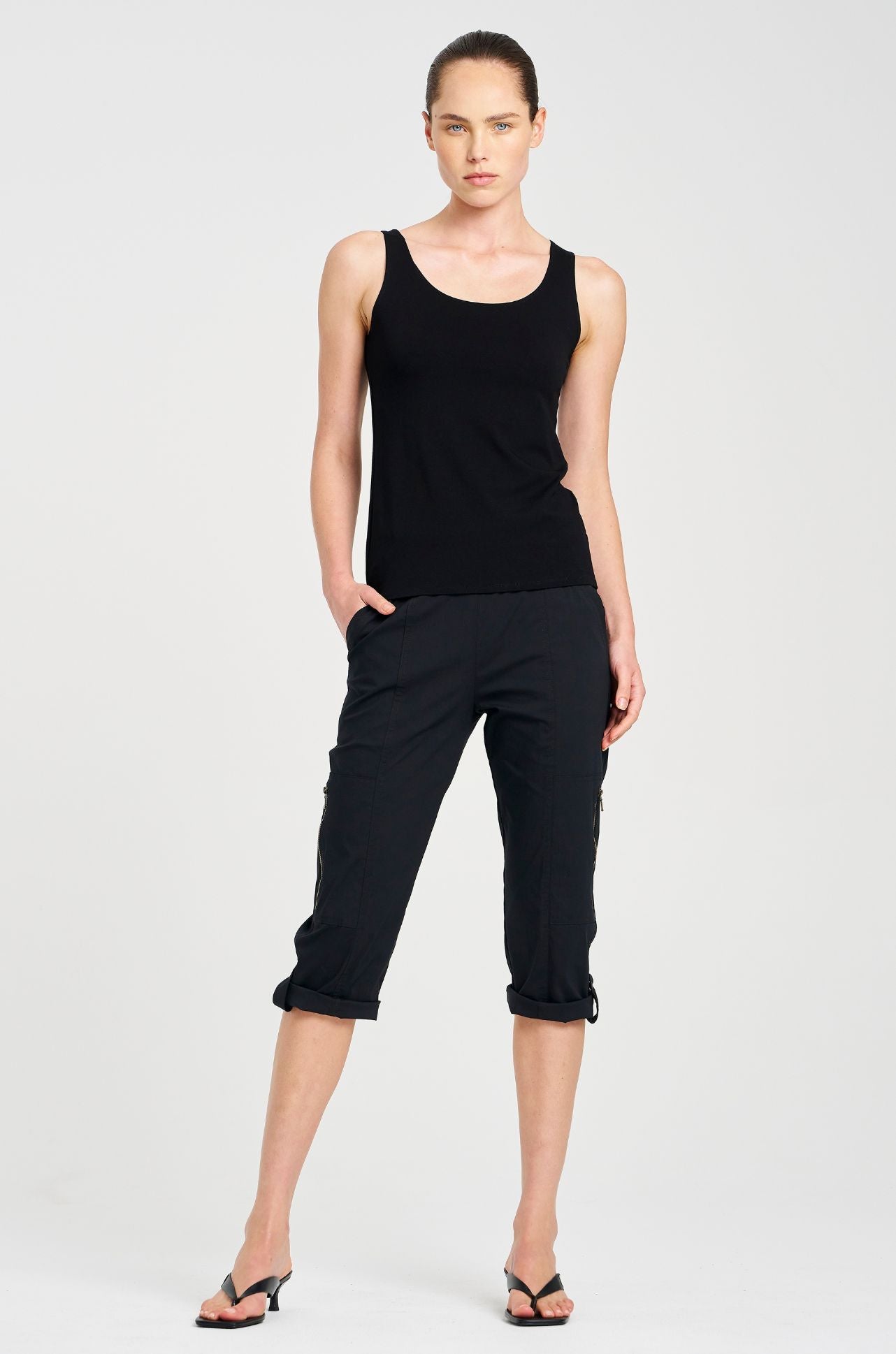 Mela Purdie - Cropped Zip Cargo