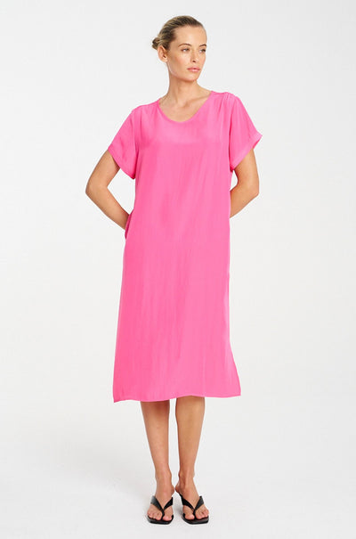 Mela Purdie - Transit T Dress in Hot Pink