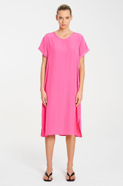 Mela Purdie - Transit T Dress in Hot Pink