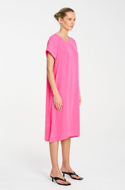Mela Purdie - Transit T Dress in Hot Pink