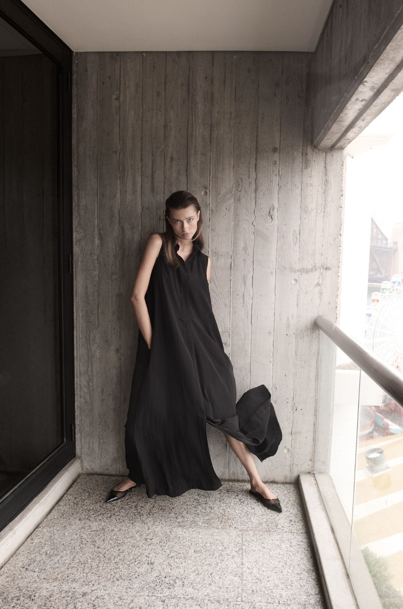 Mela Purdie - Maxi Shirt Dress