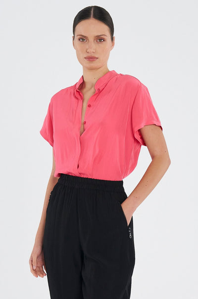 Mela Purdie - Soft Stand Shirt in Paradise