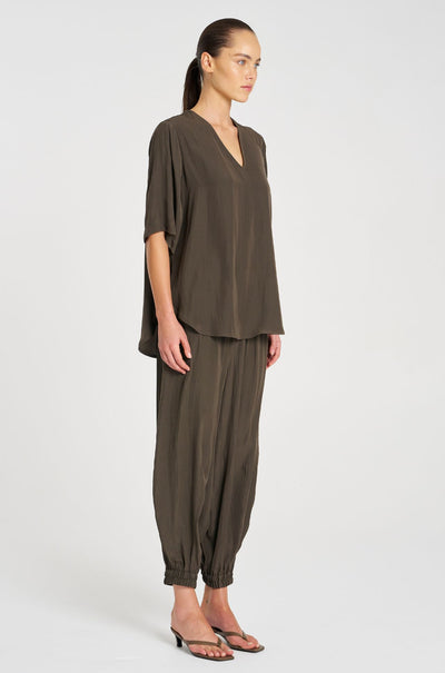 Mela Purdie - Swish Plaza Top in Leather