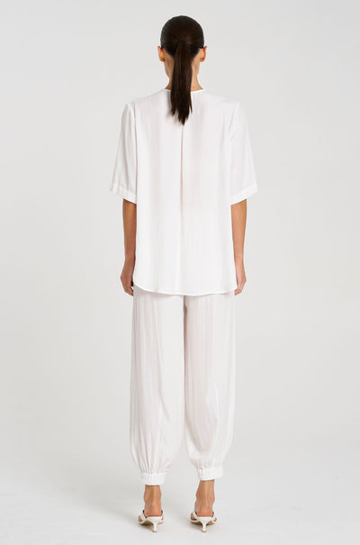 Mela Purdie - Swish Plaza Top in White