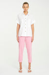 Mela Purdie - Nomad Pant in Hot Pink Stripe Microprene