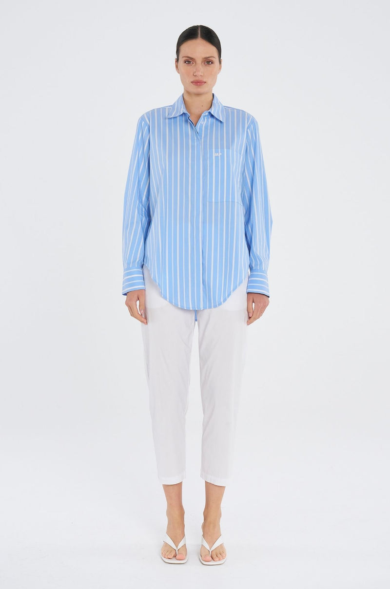 Mela Purdie - Saville Shirt in Saville Stripe