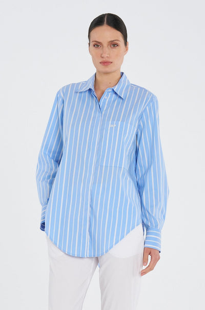 Mela Purdie - Saville Shirt in Saville Stripe
