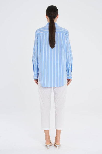 Mela Purdie - Saville Shirt in Saville Stripe