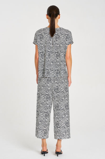 Mela Purdie - Pace Pant in Terrain Print Charmeuse