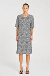 Mela Purdie - Plaza Dress in Terrain Print Charmeuse