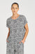 Mela Purdie - Cap Shell in Terrain Print Charmeuse