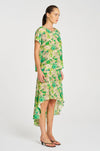 Mela Purdie - Cap Shell in Silk Lilly Print