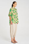 Mela Purdie - Villa Overshirt in Silk Lilly Print