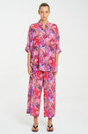 Mela Purdie - Pace Pant in Kaleidoscope Print Silk