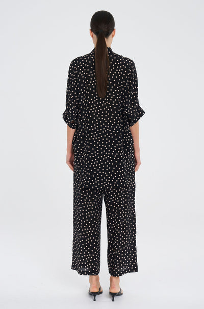 Mela Purdie - Pace Pant in Scattered Spot Silk Print