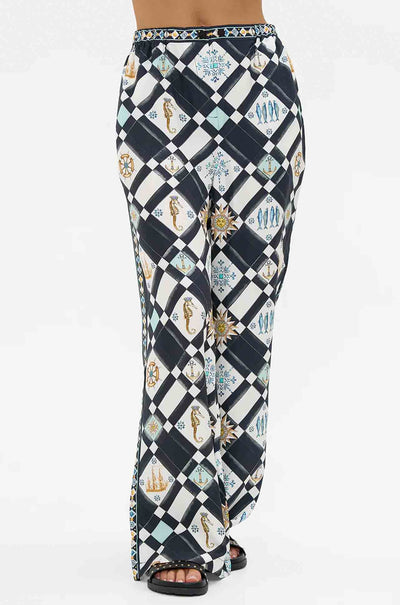 Camilla - Folk Afloat Button Front Lounge Pant