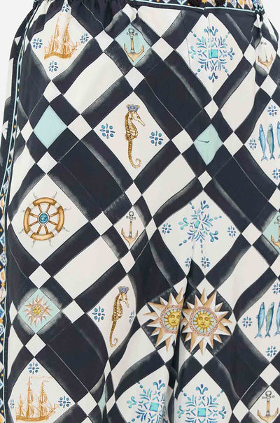 Camilla - Folk Afloat Button Front Lounge Pant