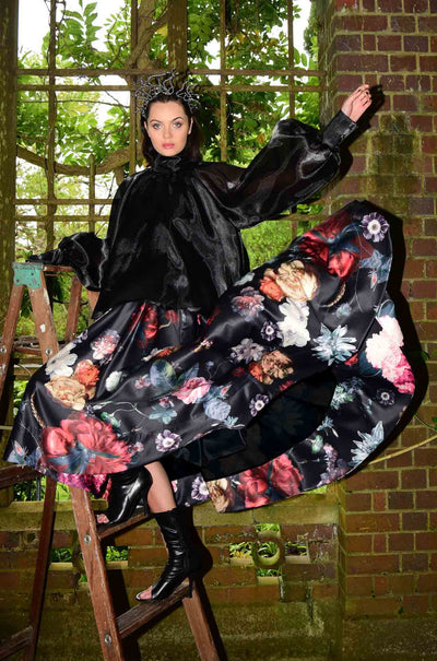 Trelise Cooper - Falling Flowers How Bow Can You Go Skirt