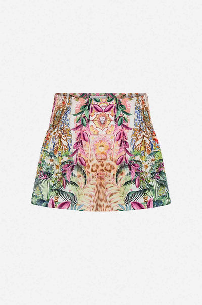 Camilla - Flowers Of Neptune Shorts w/ Side Flounce