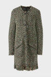 Marc Cain - Frayed Edge Tweed Knit Coat