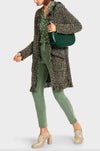Marc Cain - Frayed Edge Tweed Knit Coat