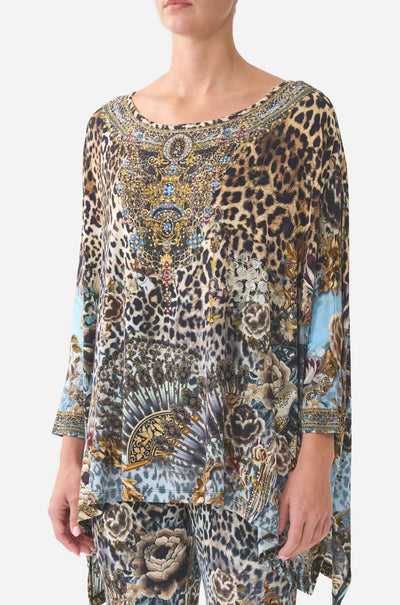 Camilla - Fiesta, Siesta, Repeat Scoop Neck Slouch Tee