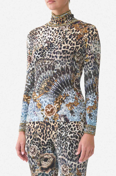 Camilla - Fiesta, Siesta, Repeat Jersey Turtleneck
