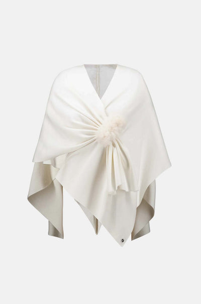 Joseph Ribkoff - Faux Fur Draped Cover Up