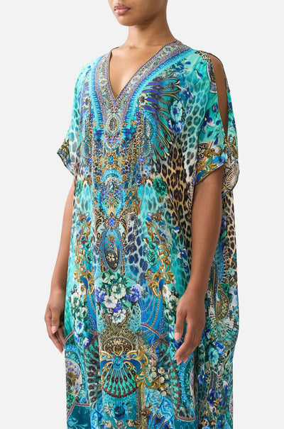 Camilla - Flamenco Euphoria Slim Fit Kaftan With Split