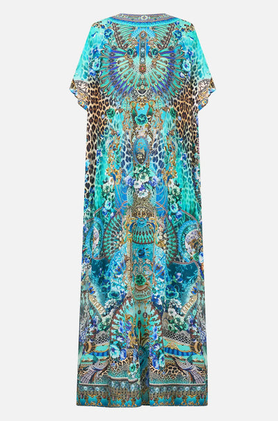 Camilla - Flamenco Euphoria Slim Fit Kaftan With Split