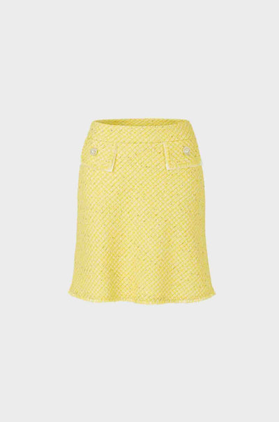 Marc Cain - Flared Bouclé Mini Skirt