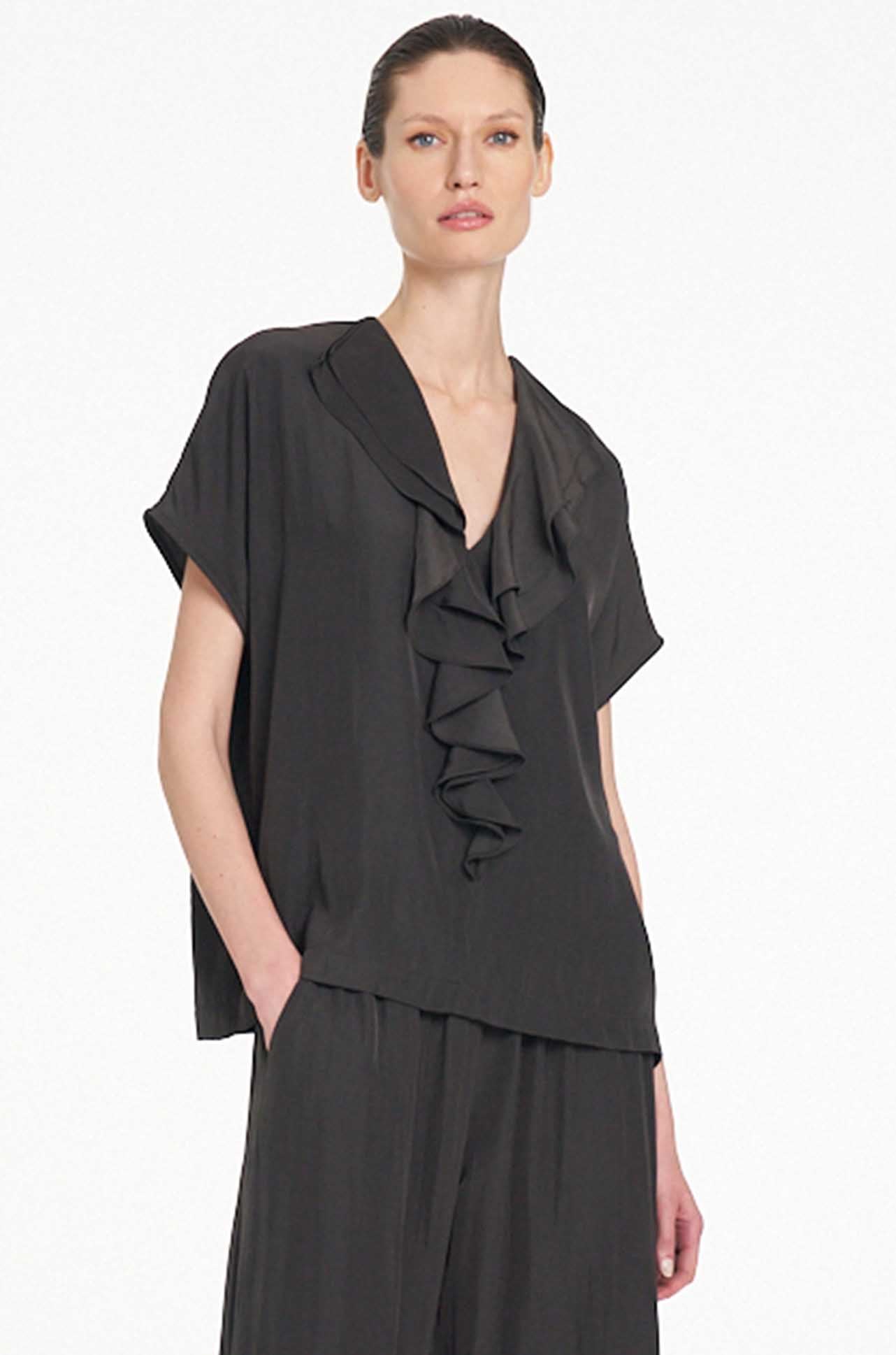 Mela Purdie - Flounce Lariat Shell